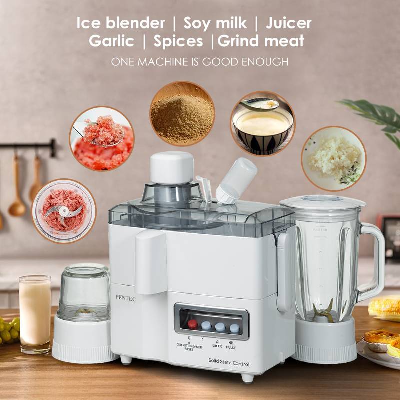 PENTEC Blender (400W) 3 In 1 Blender Lassi Grind Meat Multipurpose