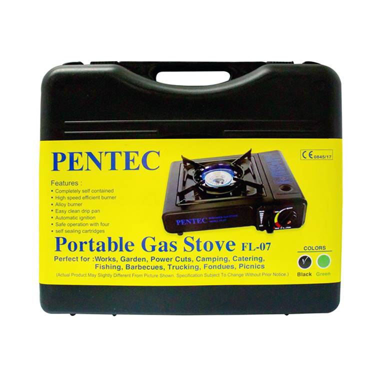 PENTEC Portable Gas Stove FL07 Outdoor Camping Fishing Korean BBQ