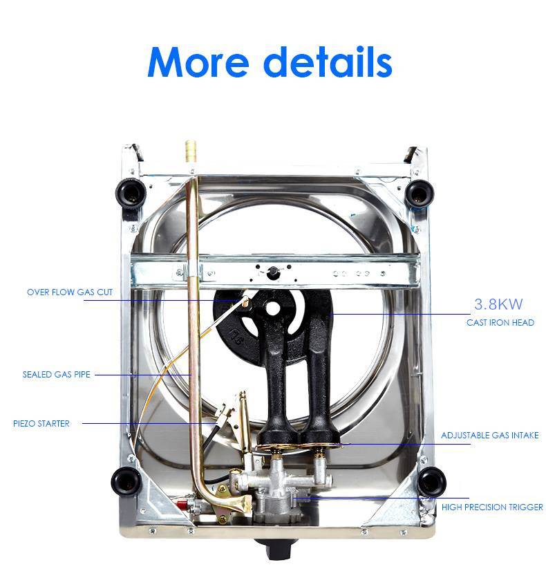 Pentec Mini Portable Gas Stove FL08 ALUMINIUM GAS STOVE HIGH